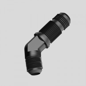 Adaptateur d\'adaptateur de carburant de cloison extérieure de 60 degrés Unio & # 110; Aluminium