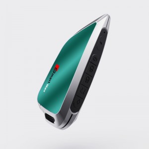 Clé de voiture LCD intelligente, entrée sans clé de mise àniveau, clé de voiture verte verrouillage automatique&Débloquer le démarreur de voiture à distance, les accessoires anti-vol de remplacement du FOB Key, Affichage du logo du véhicule